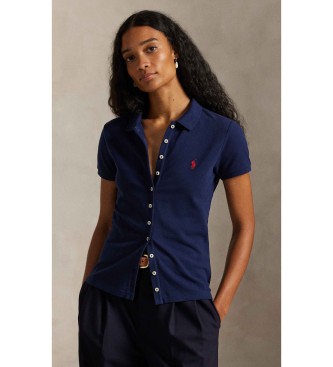 Polo Ralph Lauren Poloshirt met blauwe knoopsluiting