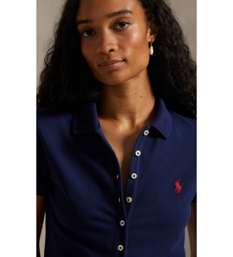 Polo Ralph Lauren Poloshirt met blauwe knoopsluiting