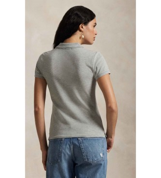 Polo Ralph Lauren Poloshirt met grijze knoopsluiting