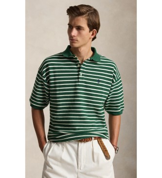 Polo Ralph Lauren Polo met textuur en strepen Relaxed Fit groen