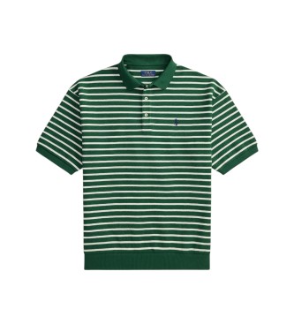 Polo Ralph Lauren Polo met textuur en strepen Relaxed Fit groen