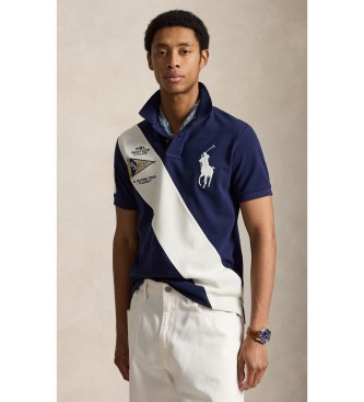 Polo Ralph Lauren Polo Custom Slim Fit con Big Pony marino