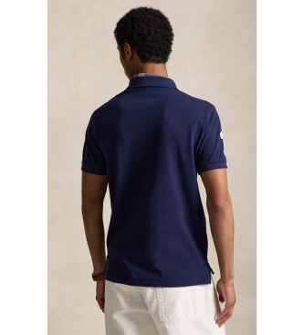 Polo Ralph Lauren Polo Custom Slim Fit con Big Pony marino