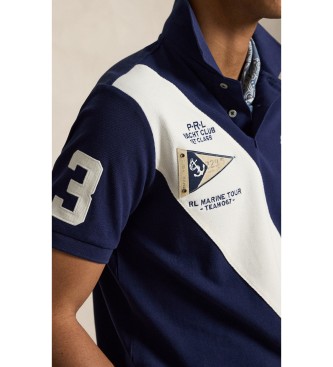 Polo Ralph Lauren Polo Custom Slim Fit con Big Pony marino