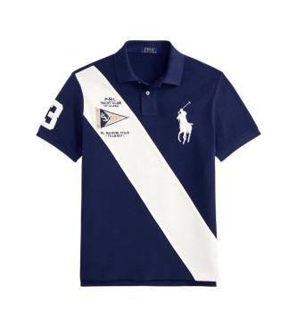 Polo Ralph Lauren Polo Custom Slim Fit con Big Pony marino