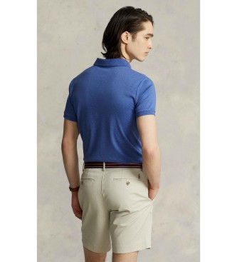 Polo Ralph Lauren Custom Slim Fit soft cotton polo shirt blue
