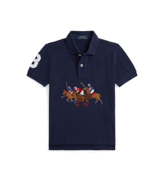Polo Ralph Lauren Polotr�ja i bomull med trippel navy horse