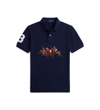 Polo Ralph Lauren Polotr�ja i bomull med trippel navy horse