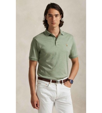 Polo Ralph Lauren Zachte katoenen polo Custom Slim Fit groen