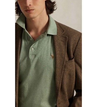 Polo Ralph Lauren Zachte katoenen polo Custom Slim Fit groen