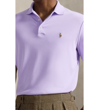 Polo Ralph Lauren Polo in morbido cotone Custom Slim Fit lilla