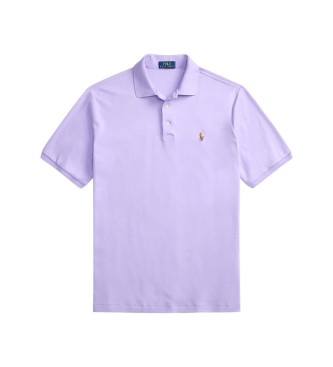 Polo Ralph Lauren Polo in morbido cotone Custom Slim Fit lilla