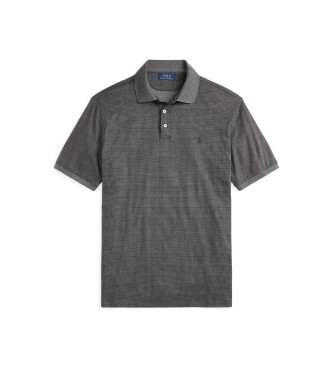 Polo Ralph Lauren Zachte katoenen polo Custom Slim Fit grijs