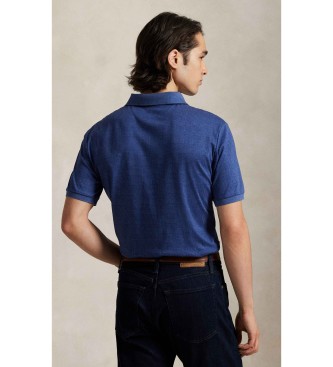Polo Ralph Lauren Zachte katoenen polo Custom Slim Fit navy