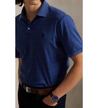 Polo Ralph Lauren Zachte katoenen polo Custom Slim Fit navy