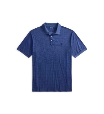 Polo Ralph Lauren Zachte katoenen polo Custom Slim Fit navy