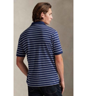 Polo Ralph Lauren Zachte katoenen polo Custom Slim Fit navy