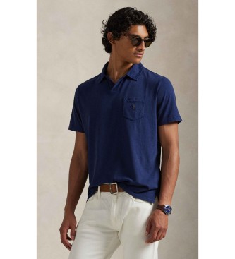 Polo Ralph Lauren Katoen en linnen polo Standaard Pasvorm marine