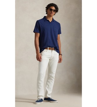 Polo Ralph Lauren Katoen en linnen polo Standaard Pasvorm marine