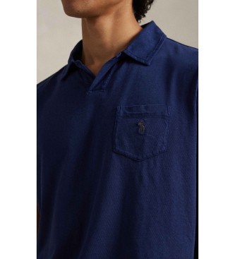 Polo Ralph Lauren Katoen en linnen polo Standaard Pasvorm marine