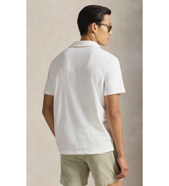 Polo Ralph Lauren Katoen en linnen poloshirt Standaard Fit wit