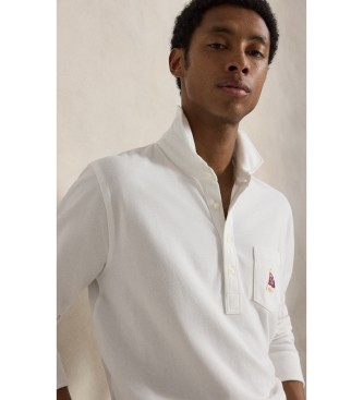 Polo Ralph Lauren Wit classic fit geborduurd piqué poloshirt