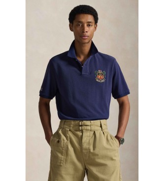 Polo Ralph Lauren Pik�tr�ja i klassisk passform med marinbl� broderi
