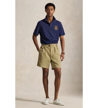 Polo Ralph Lauren Pik�tr�ja i klassisk passform med marinbl� broderi