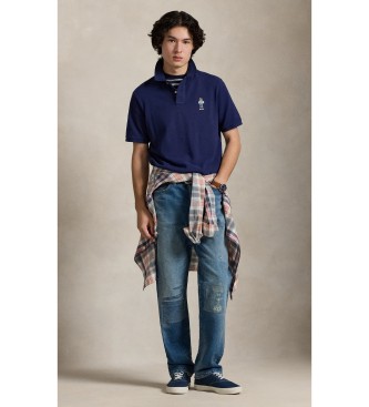 Polo Ralph Lauren Classic Fit piqu� polo met navy Bear polo