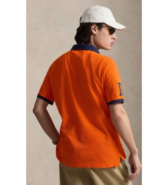Polo Ralph Lauren Polo de piqué con escudo Classic Fit naranja