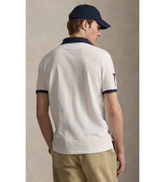 Polo Ralph Lauren Bela polo majica Classic Fit s ščitkom Classic Fit