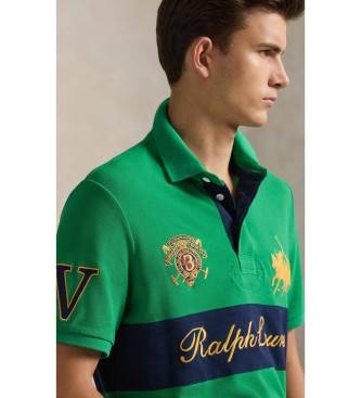 Polo Ralph Lauren Classic Fit groen piqu� poloshirt met badge