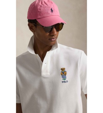 Polo Ralph Lauren Polo Pique Bear Custom Slim Polo shirt branco
