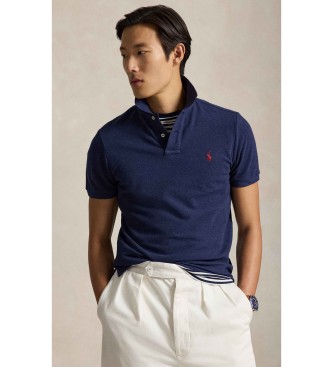 Polo Ralph Lauren Polo i piké Custom Slim Fit marinblå