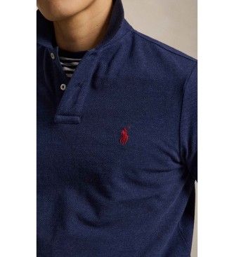 Polo Ralph Lauren Polo i piké Custom Slim Fit marinblå