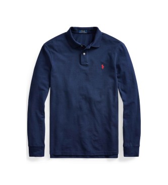 Polo Ralph Lauren Custom Slim Fit navy pique polo shirt
