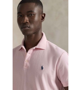 Polo Ralph Lauren P�lo de piqu� Slim Fit personalizado cor-de-rosa