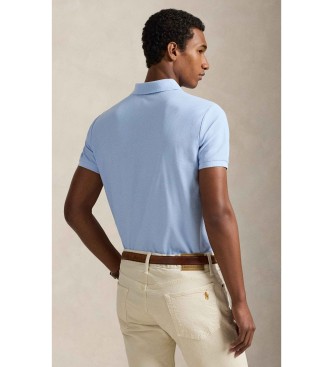 Polo Ralph Lauren Slim Fit pique polo majica modra