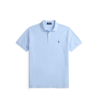 Polo Ralph Lauren Slim Fit pique polo majica modra