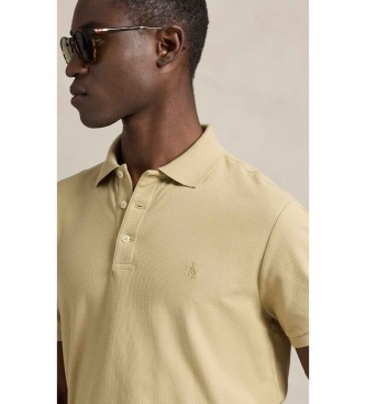 Polo Ralph Lauren Polo majica Slim Fit pique beige