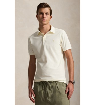 Polo Ralph Lauren Polo de piqué Custom Slim Fit blanco