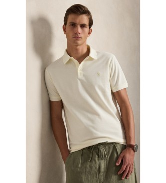 Polo Ralph Lauren Polo de piqué Custom Slim Fit blanco