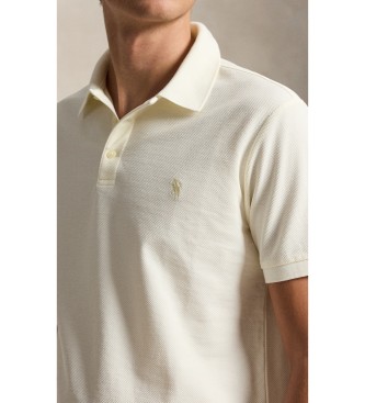 Polo Ralph Lauren Polo de piqué Custom Slim Fit blanco