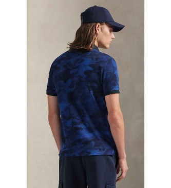 Polo Ralph Lauren Custom Slim Fit navy piqu� polo