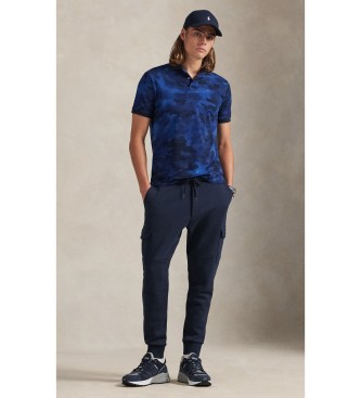 Polo Ralph Lauren Custom Slim Fit navy piqu� polo