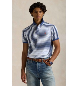 Polo Ralph Lauren Polo de piqu� Custom Slim Fit Rayas azul
