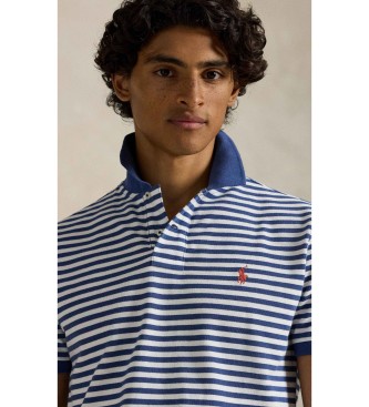 Polo Ralph Lauren Polo de piqu� Custom Slim Fit Rayas azul