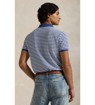 Polo Ralph Lauren Polo de piqu� Custom Slim Fit Rayas azul