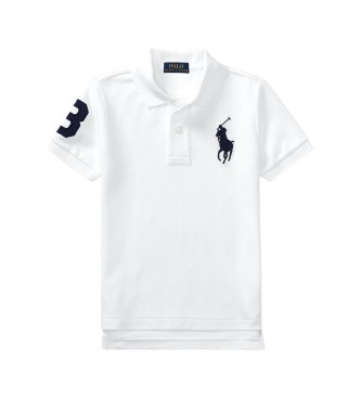 Polo Ralph Lauren Polo de piqué de algodón con Big Pony blanco