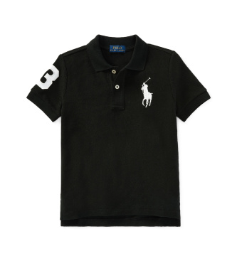 Polo Ralph Lauren Polo de piqué de algodón con Big Pony negro